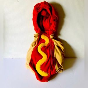 Carter's Hot Dog Zip Up Bubble Body Baby Halloween Costume Only Size 6-9 Months